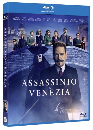 Locandina italiana DVD e BLU RAY Assassinio a Venezia 